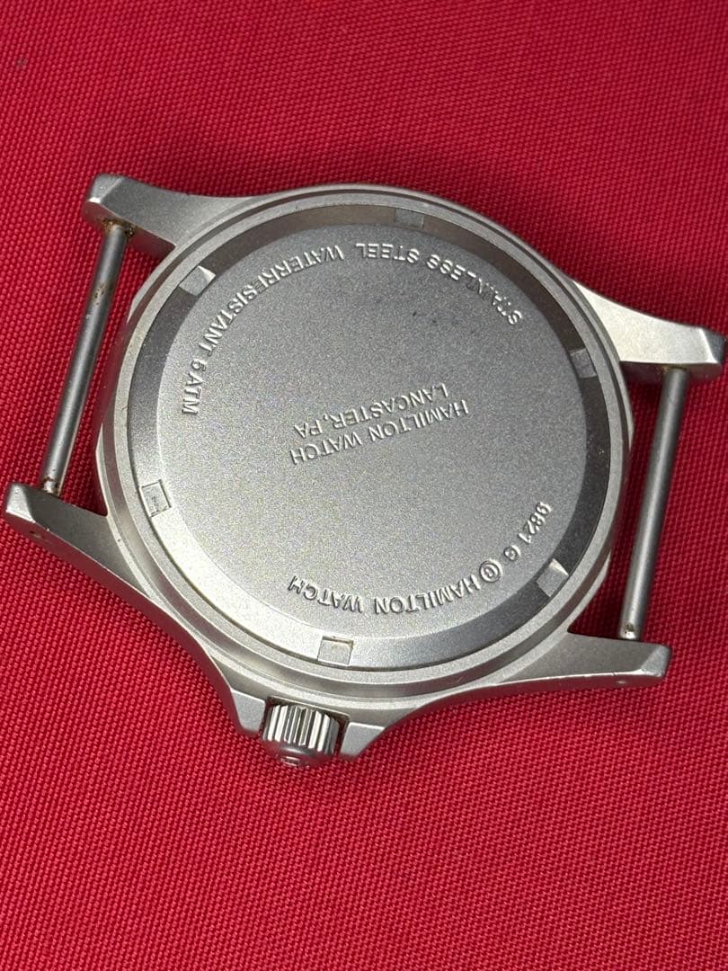 【電池交換済み・動作品】Hamilton Khaki クォーツ腕時計