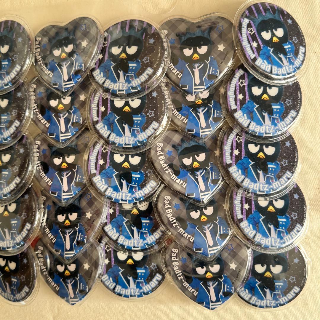バッドばつ丸　缶バッジ　20個+15個　ハーモニーランド　A4 痛バ　アイドル