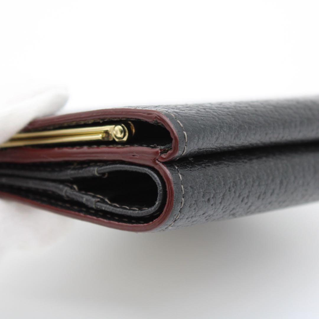 【美品】Vivienne 二つ折り財布 がま口 EXECUTIVE ブラック