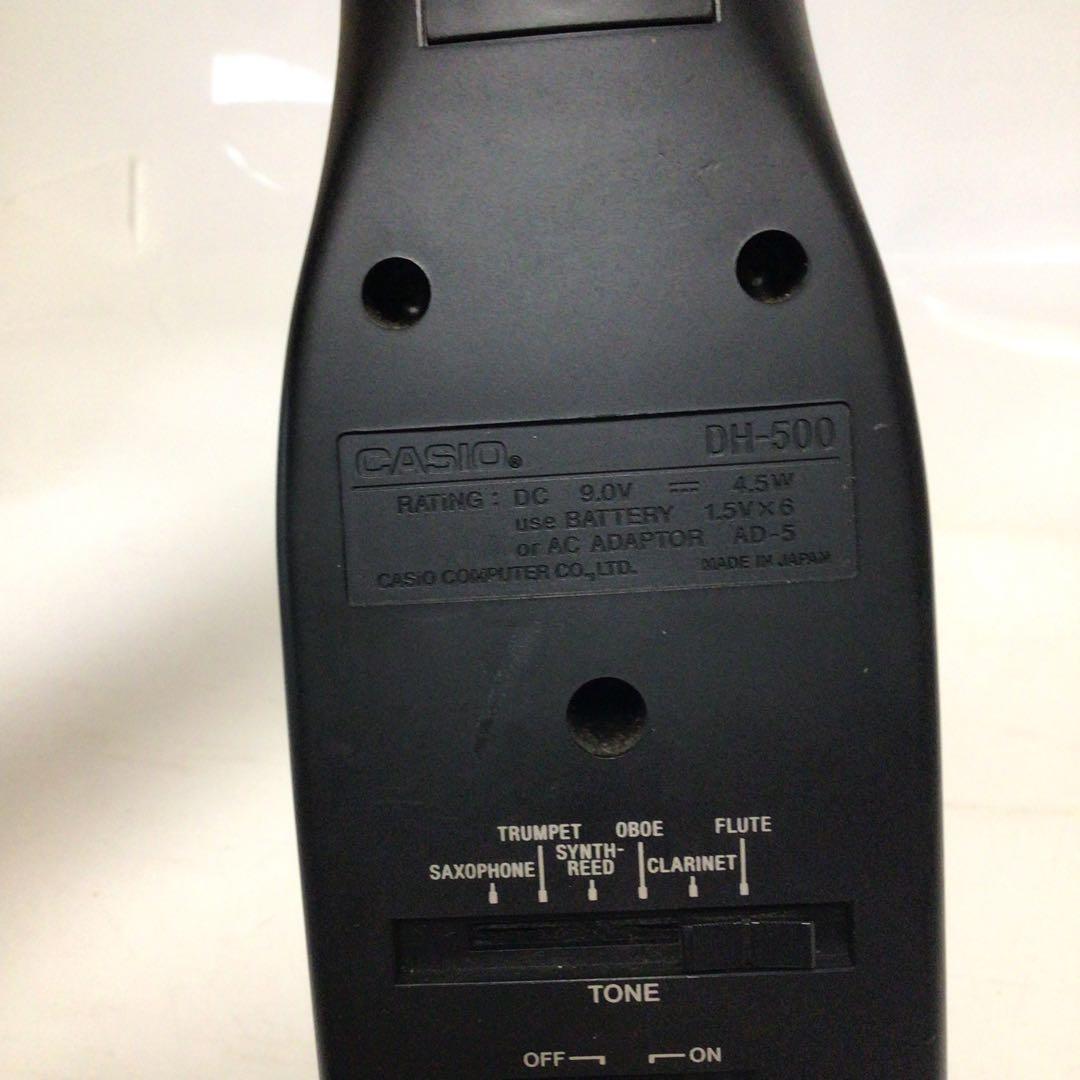 CASIO デジタルホーン　DH-500 電子管楽器 ブラック