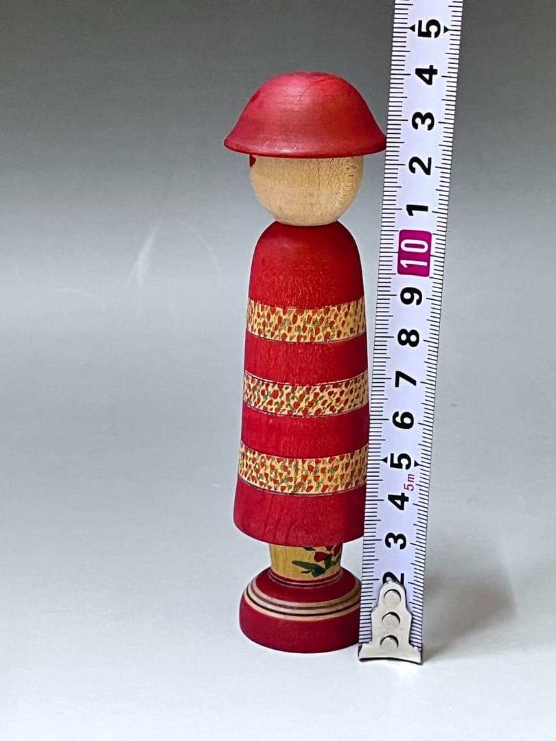 C561 レア こけし 渡辺忠雄 土湯系 伝統こけし 日本伝統こけし 日本人形