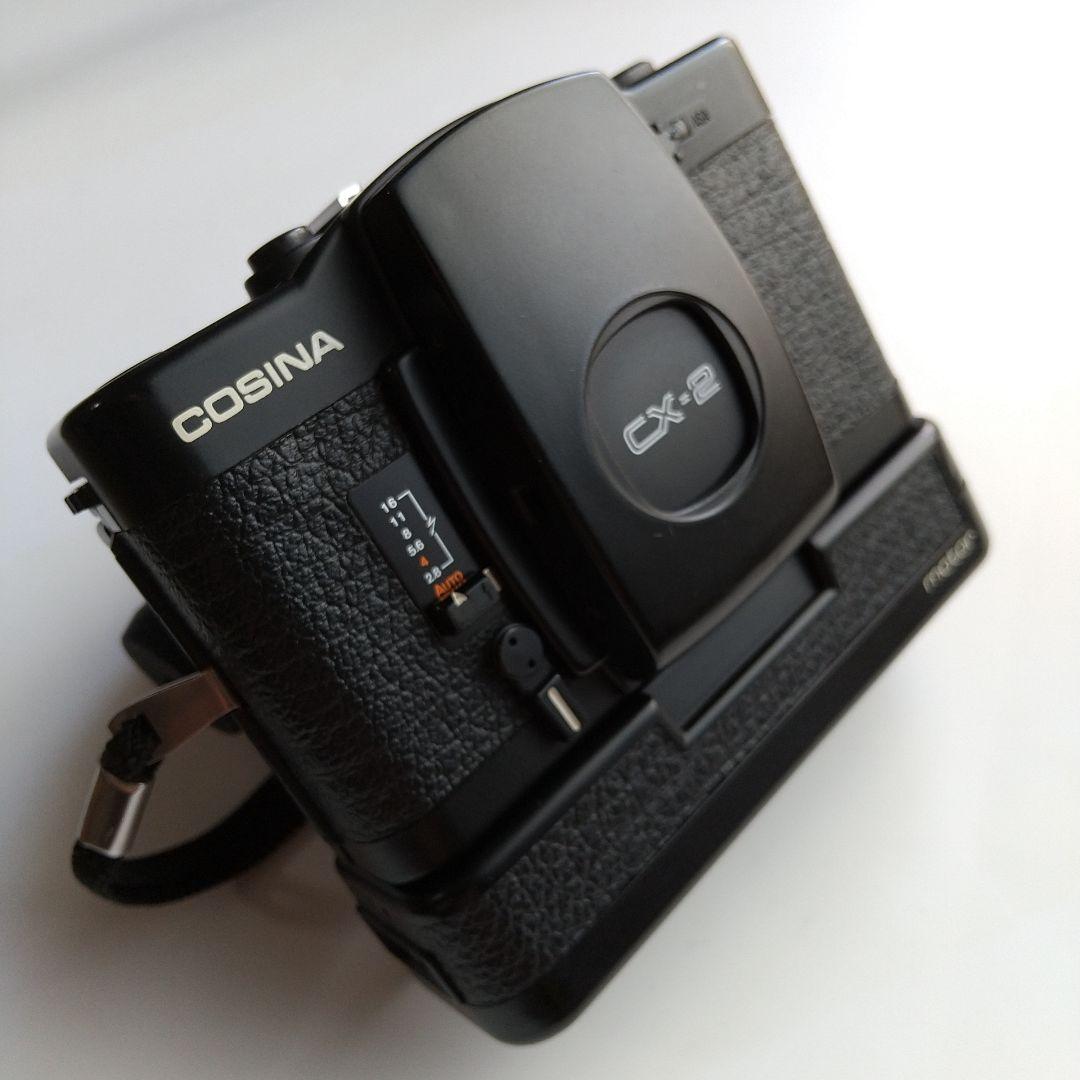 Cosina CX-2 コシナコンパクトフィルムカメラ（モーター電池付き）