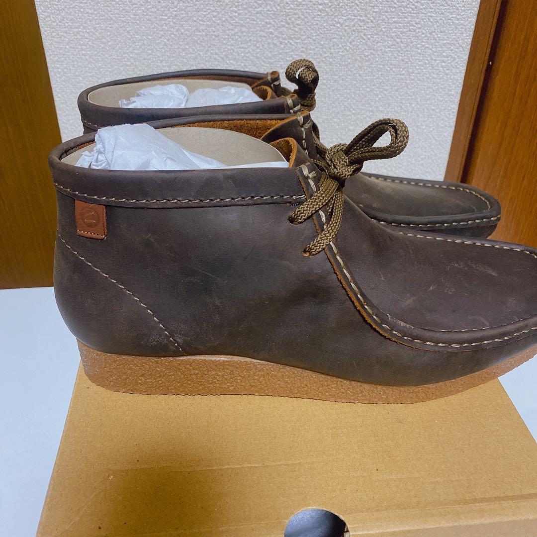 【クラークス】ワラビーブーツ モカシンブーツ 27.5cm