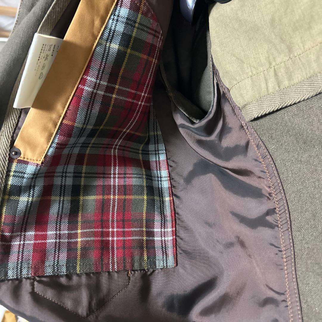 ギャルソン　ジャケット　チェック