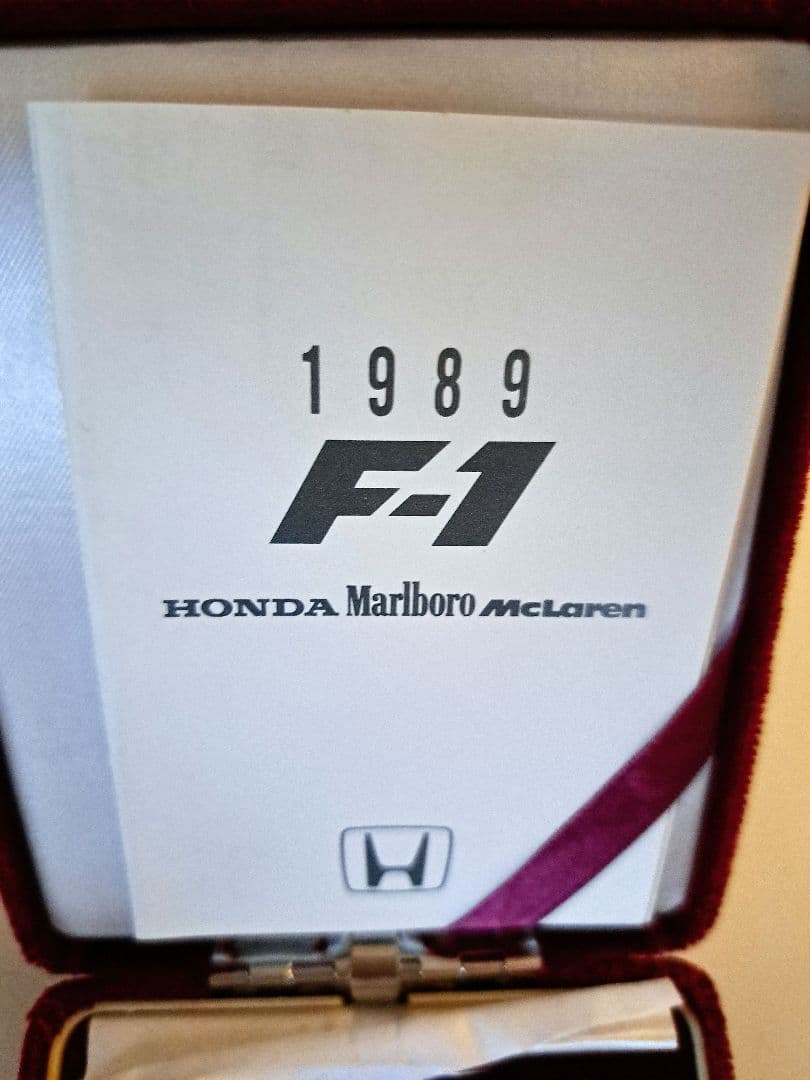 1989年 ウィリアムホンダコンストラクターチャンピオン記念メダル