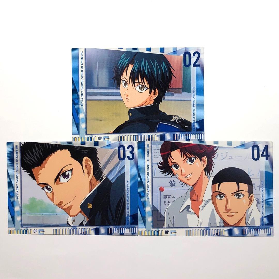 青学】テニスの王子様 越前リョーマ 手塚 不二 他 OPカードセット 8枚