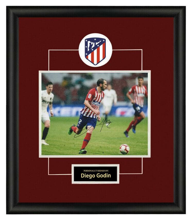 直筆サイン入り写真 ディエゴ・ゴディン アトレティコ・マドリード SA