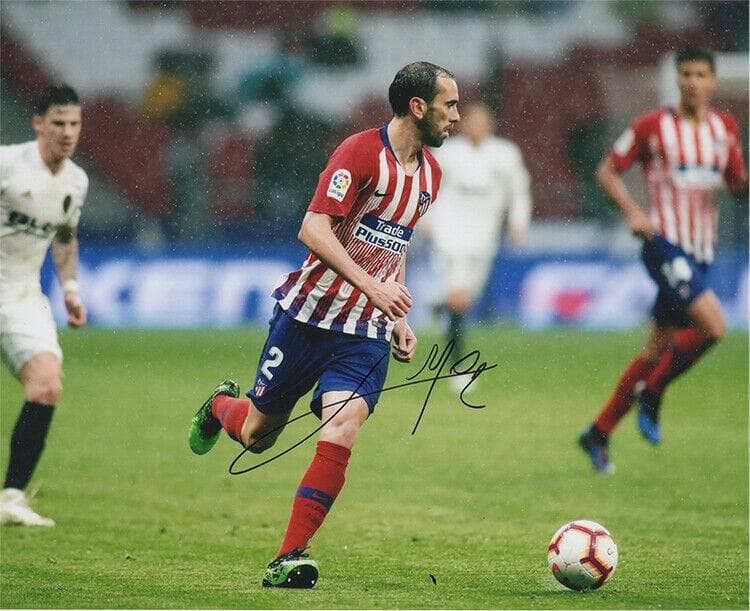 直筆サイン入り写真 ディエゴ・ゴディン アトレティコ・マドリード SA