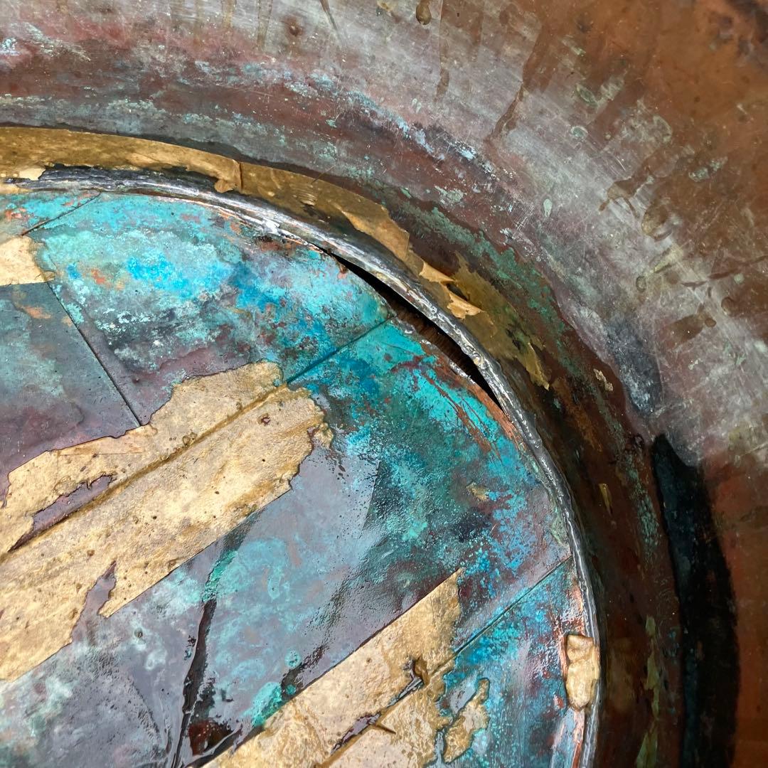 昭和レトロ 古家具 天然木製 長火鉢 大型火鉢 囲炉裏 古民家 古道具