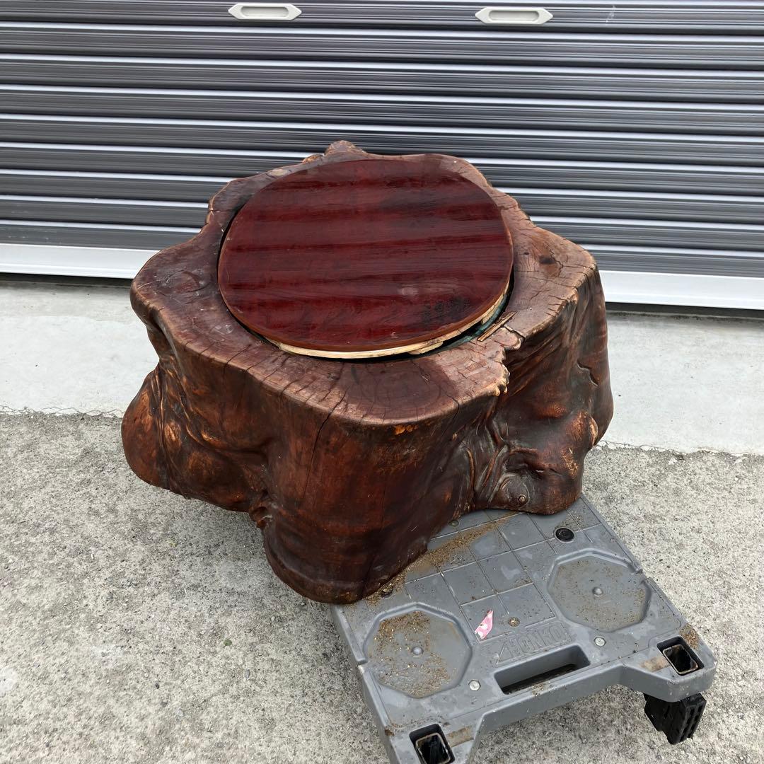 昭和レトロ 古家具 天然木製 長火鉢 大型火鉢 囲炉裏 古民家 古道具