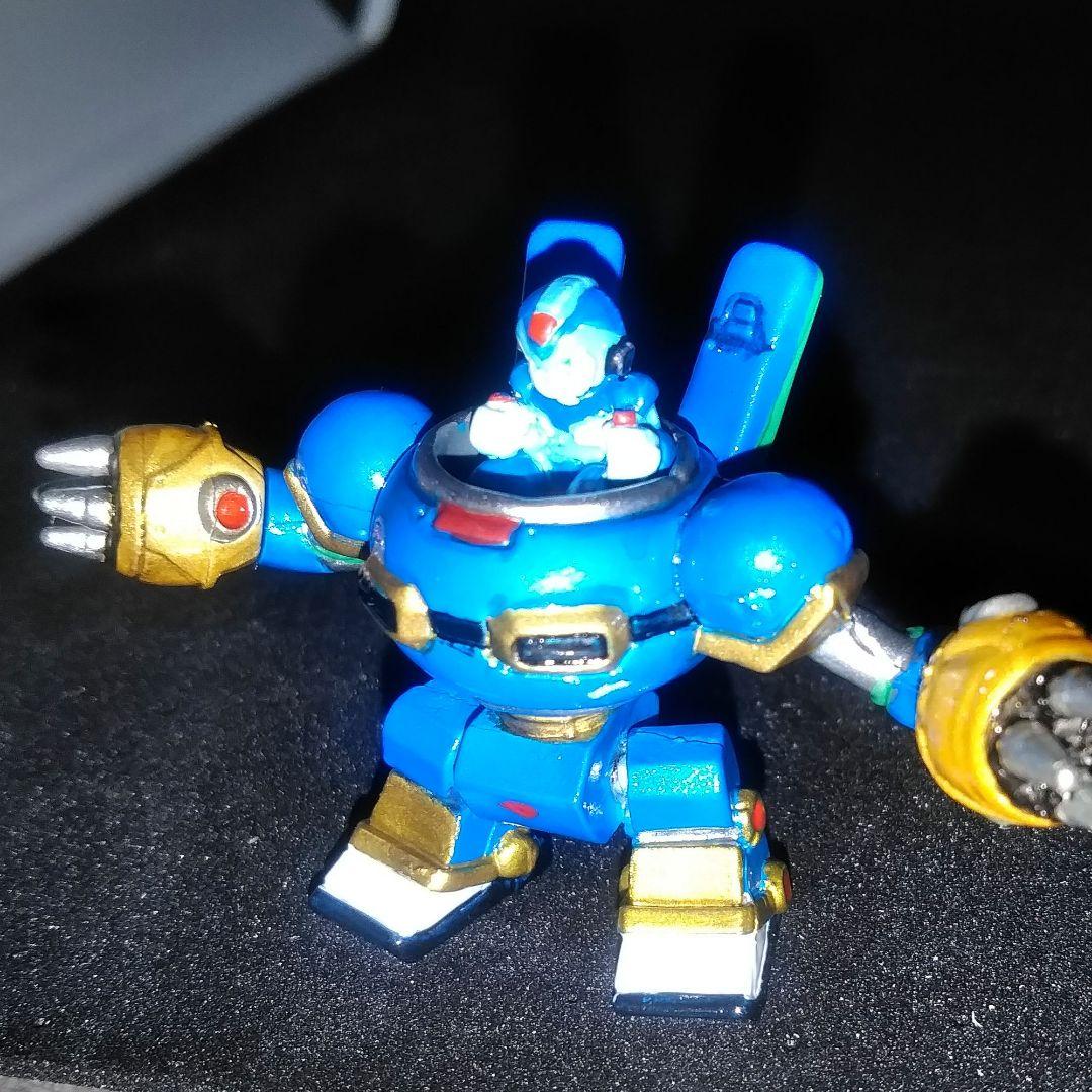 ロックマン フィギュア 消しゴム エックス&ライドアーマー 塗装品