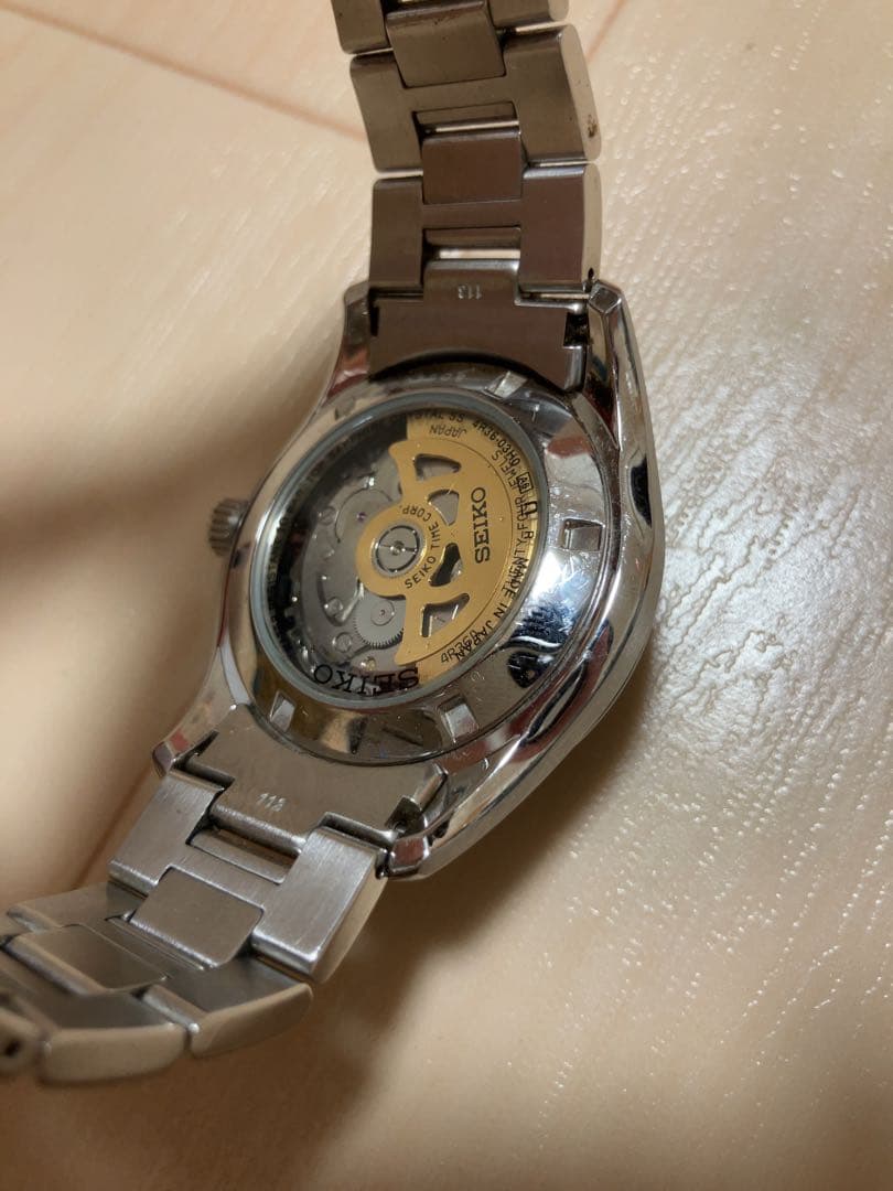 ワ*ス様 SEIKO プレザージュ　自動巻き 腕時計 黒　ビジネス