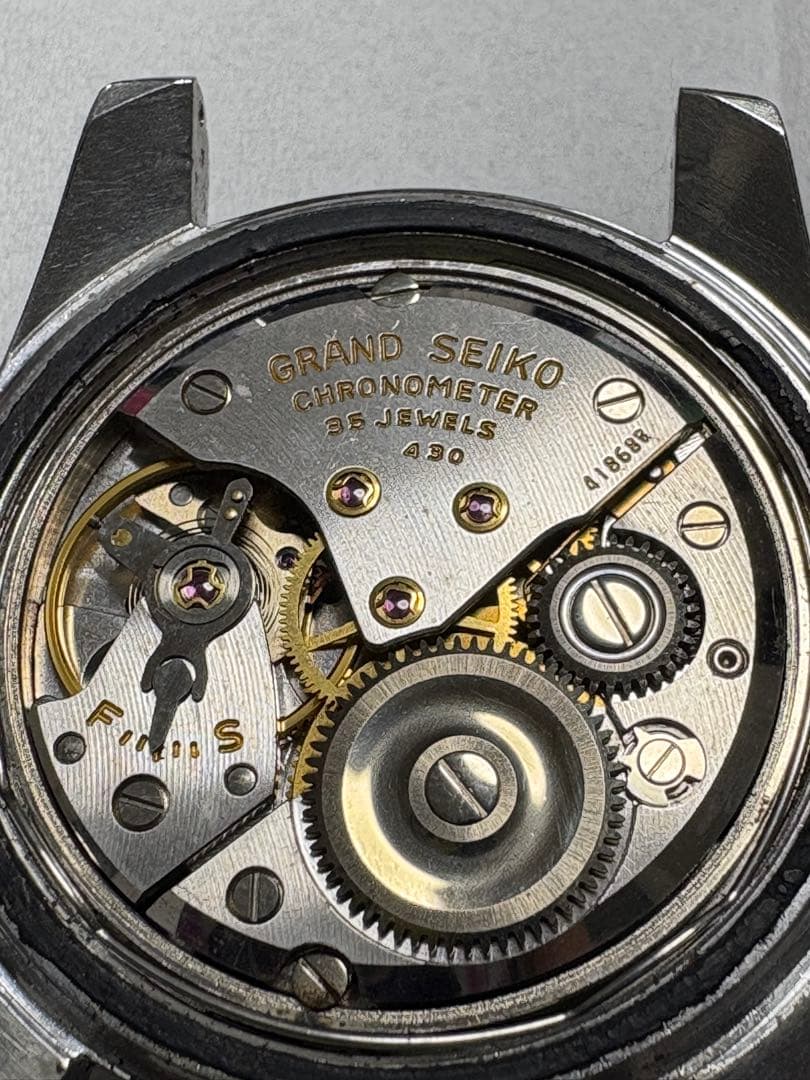 ボ*ム様 1963年 グランドセイコー 43999 クロノメーター CAL430