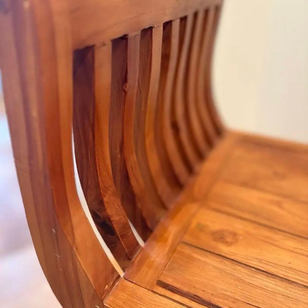 チーク無垢材 スツール カルトノチェア 花台 飾り台 価格交渉歓迎