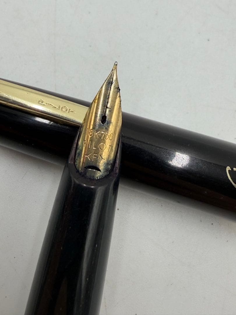 PILOT パイロット 万年筆 ELITE エリート 18K ブラック - メルカリ