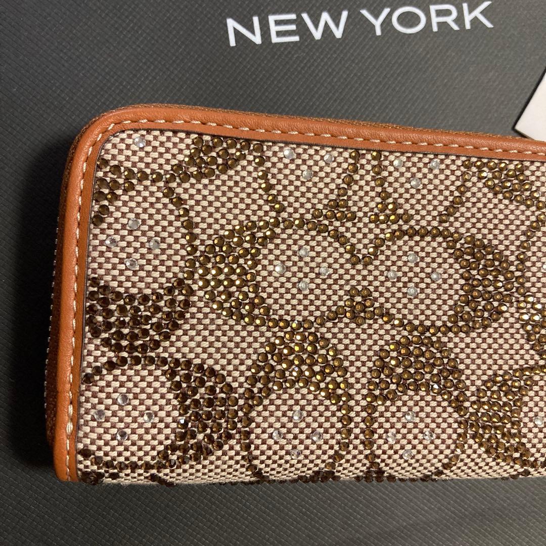 COACH コーチ　正規品　ケース　カードケース　ラインストーン