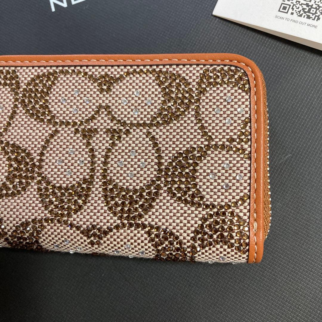 COACH コーチ　正規品　ケース　カードケース　ラインストーン