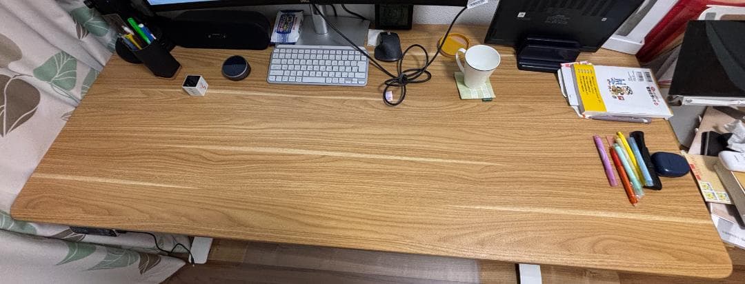 Flexispotメラミン化粧板160×70×2.5cm（メープル）