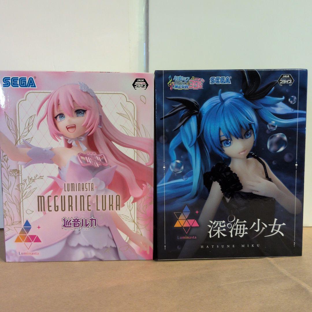 未開封】ルミナスタフィギュア ～初音ミク 深海少女～／～巡音ルカ