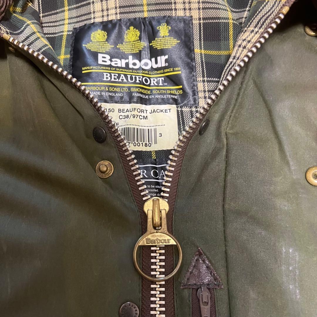 00s Barbour Beaufort 38 セージ 3ワラント