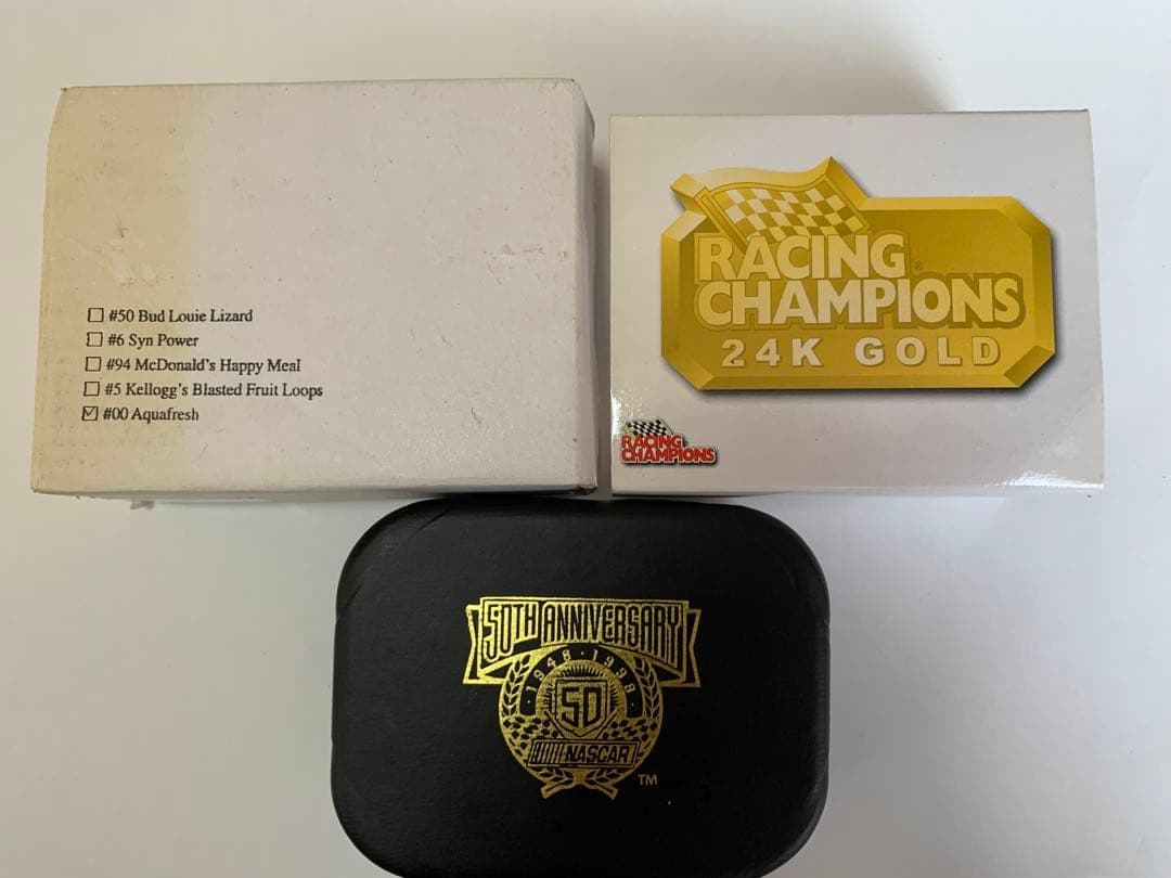 50TH ANNIVERSARY Aqua fresh ミニカー NASCAR