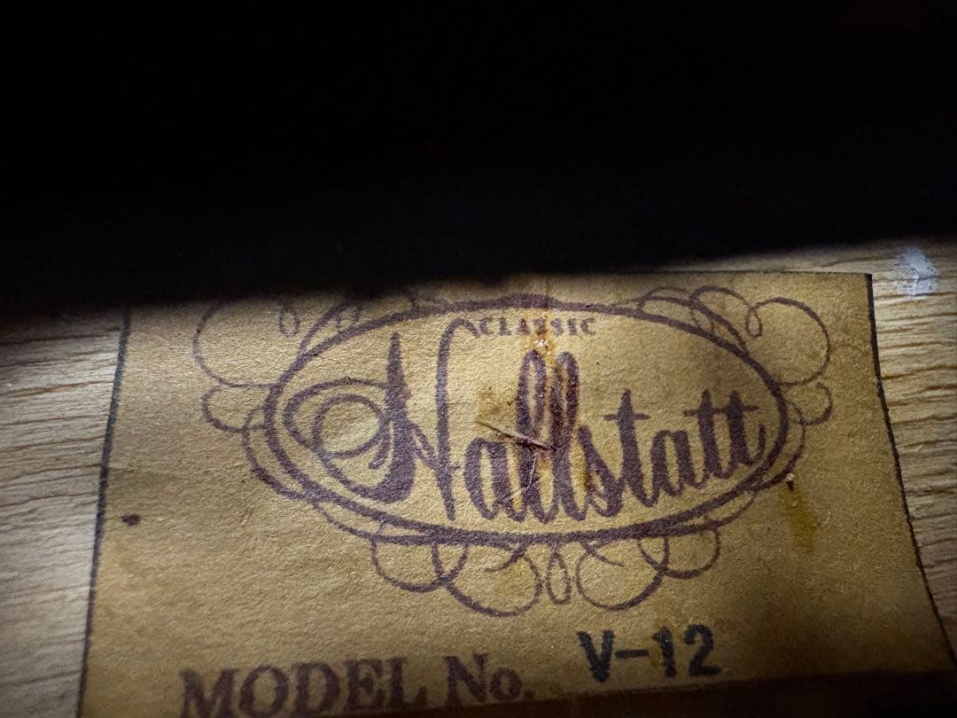 カ*ー様 Hallstatt バイオリン　V-12 4/4サイズ　保証書1926