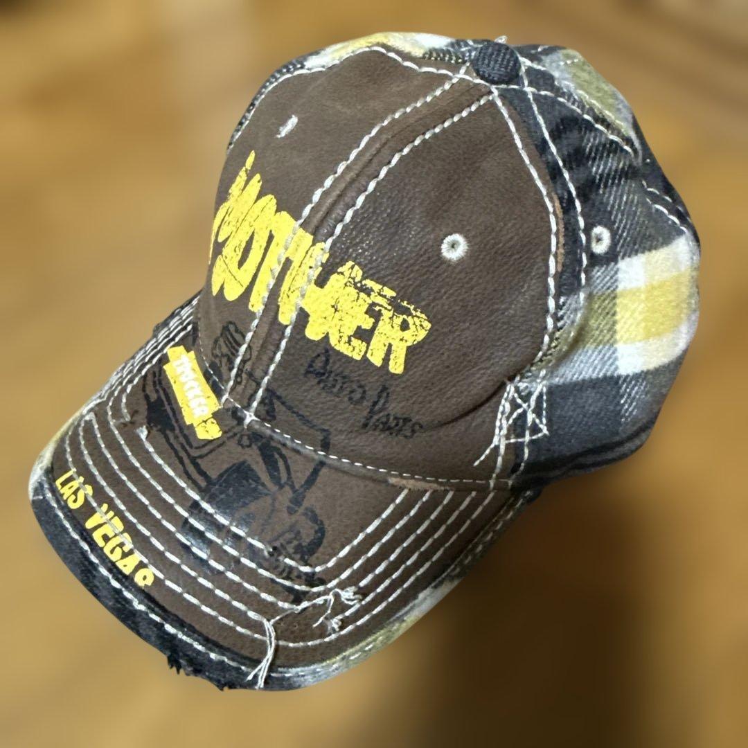 トゥルーレリジョン　キャップ ブラウン チェック True Religion トゥルーレリジョン ハット チェック ブラウン系｜Yahoo