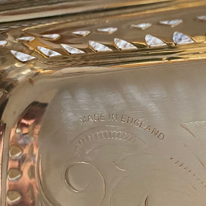 エミレーツ航空 機内サービス用 シルバートレイ イギリス製