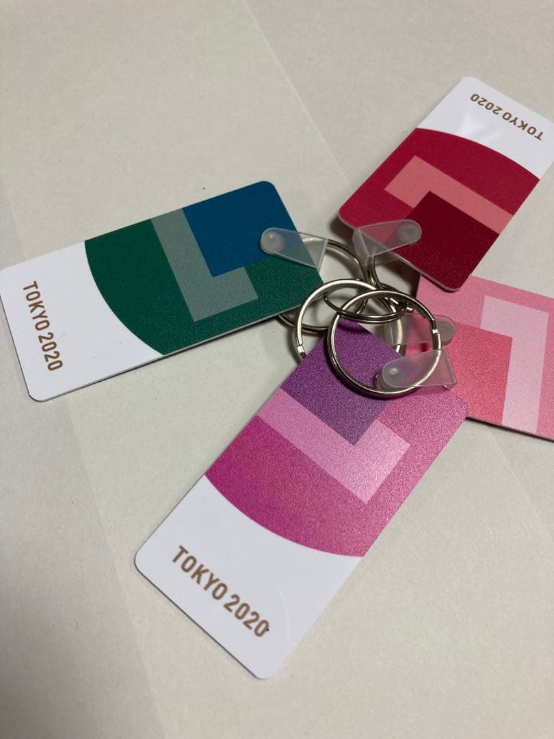 東京オリンピック　選手村で使用されたキーホルダー　4個セット