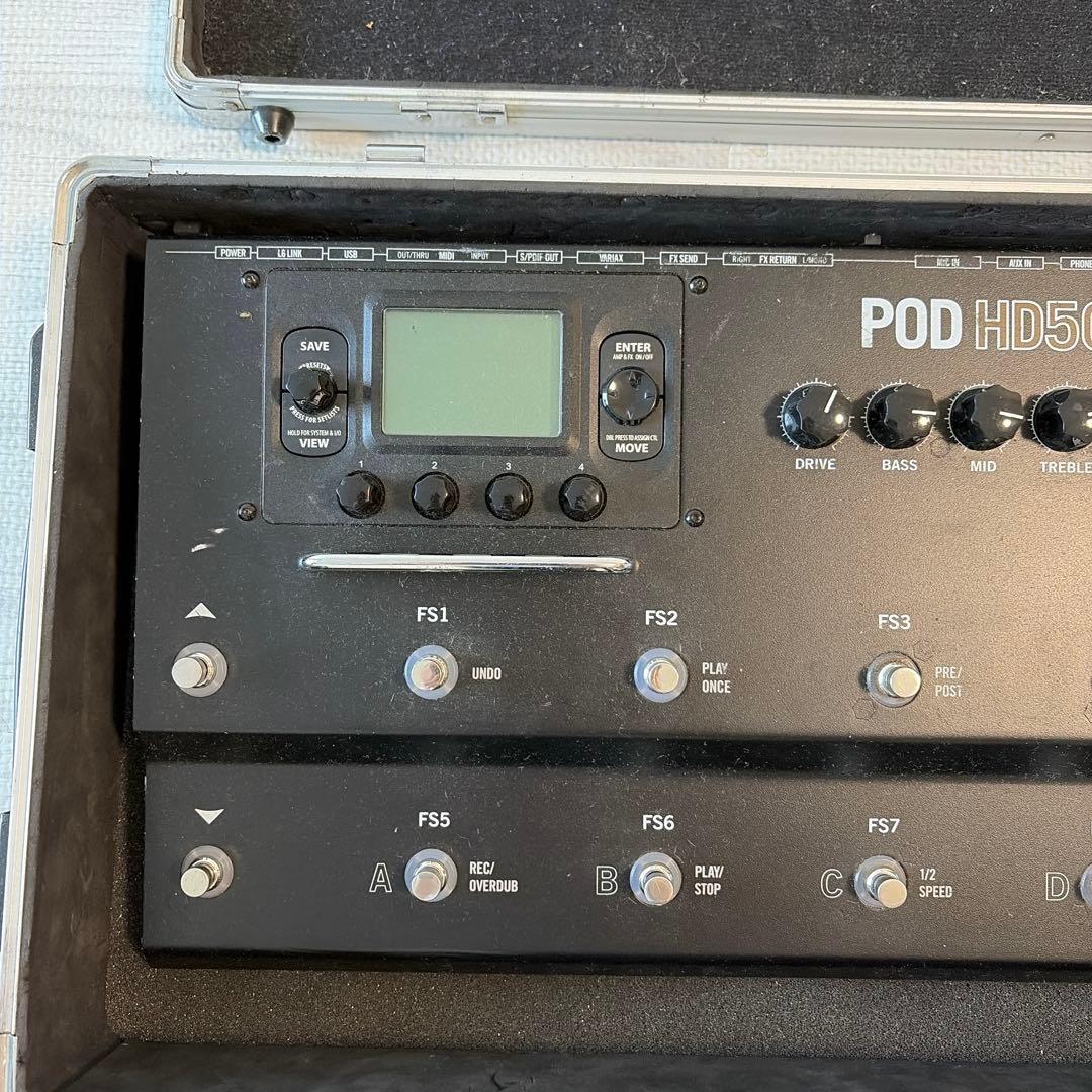 LINE 6 POD HD500X ギターエフェクター ケース付き