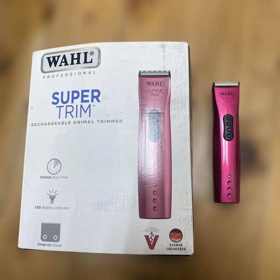WAHL スーパートリム　ウォール　トリマー　ペット　犬バリカン　充電式トリマー Amazon | WAHL(ウォール) Super Trim (スーパートリム)【WAHL認定