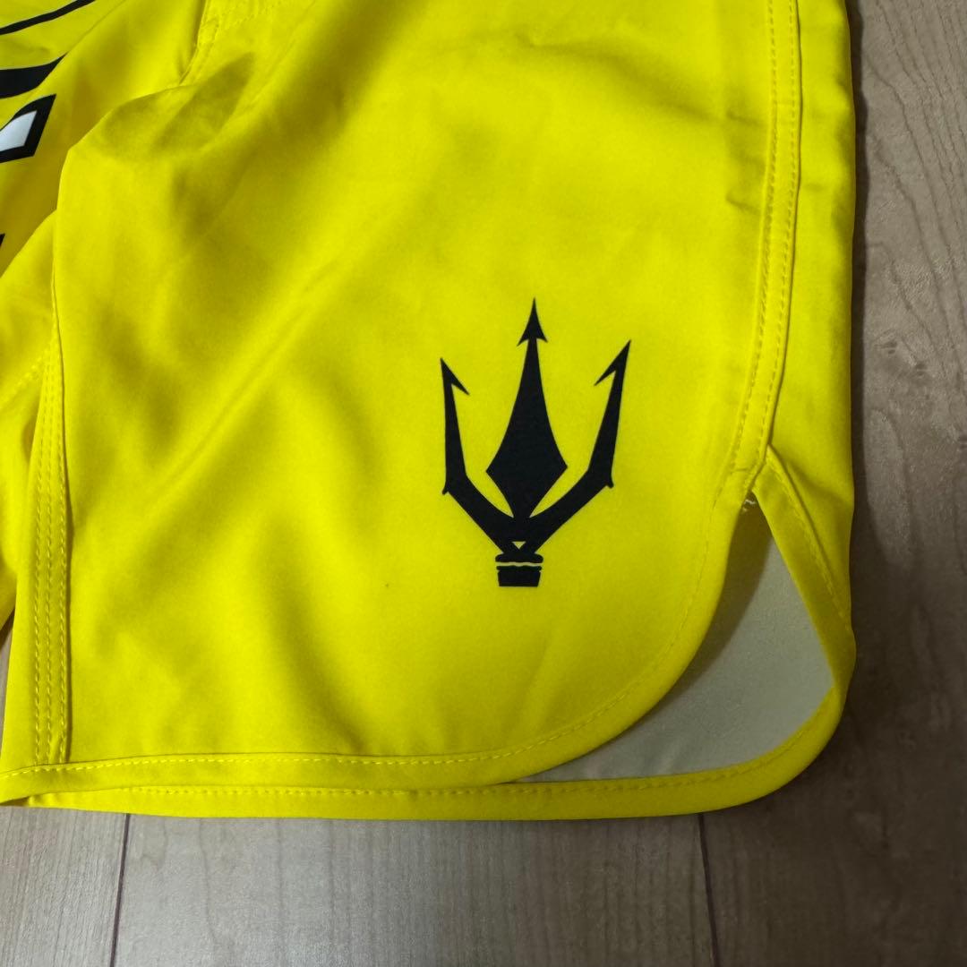 FIED フィジーク用サーフパンツ イエロー ストライプ