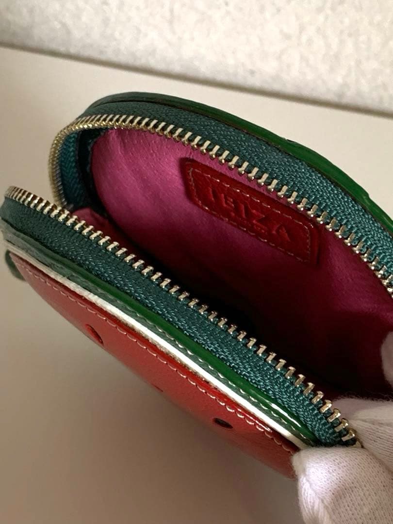 IBIZA すいか くま ケース 小銭入れ マルチケース やぎ革 イビサ