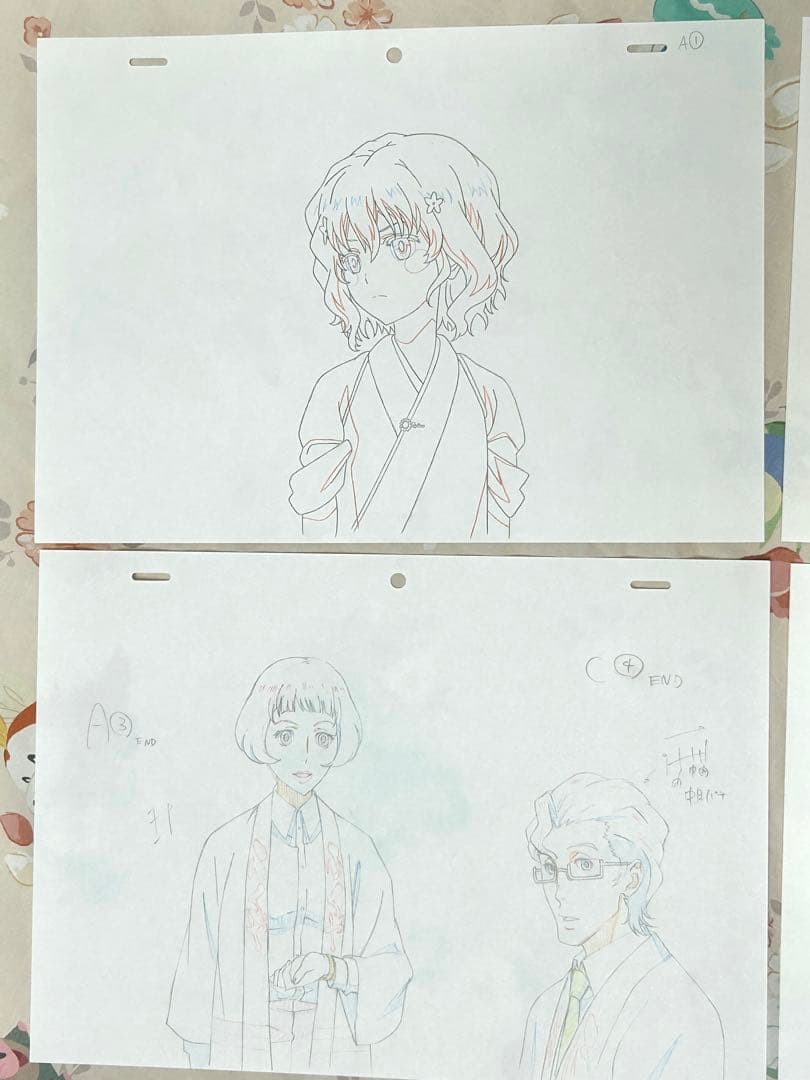 花咲くいろは 劇場版 入場特典 原画 クリアファイル 色紙