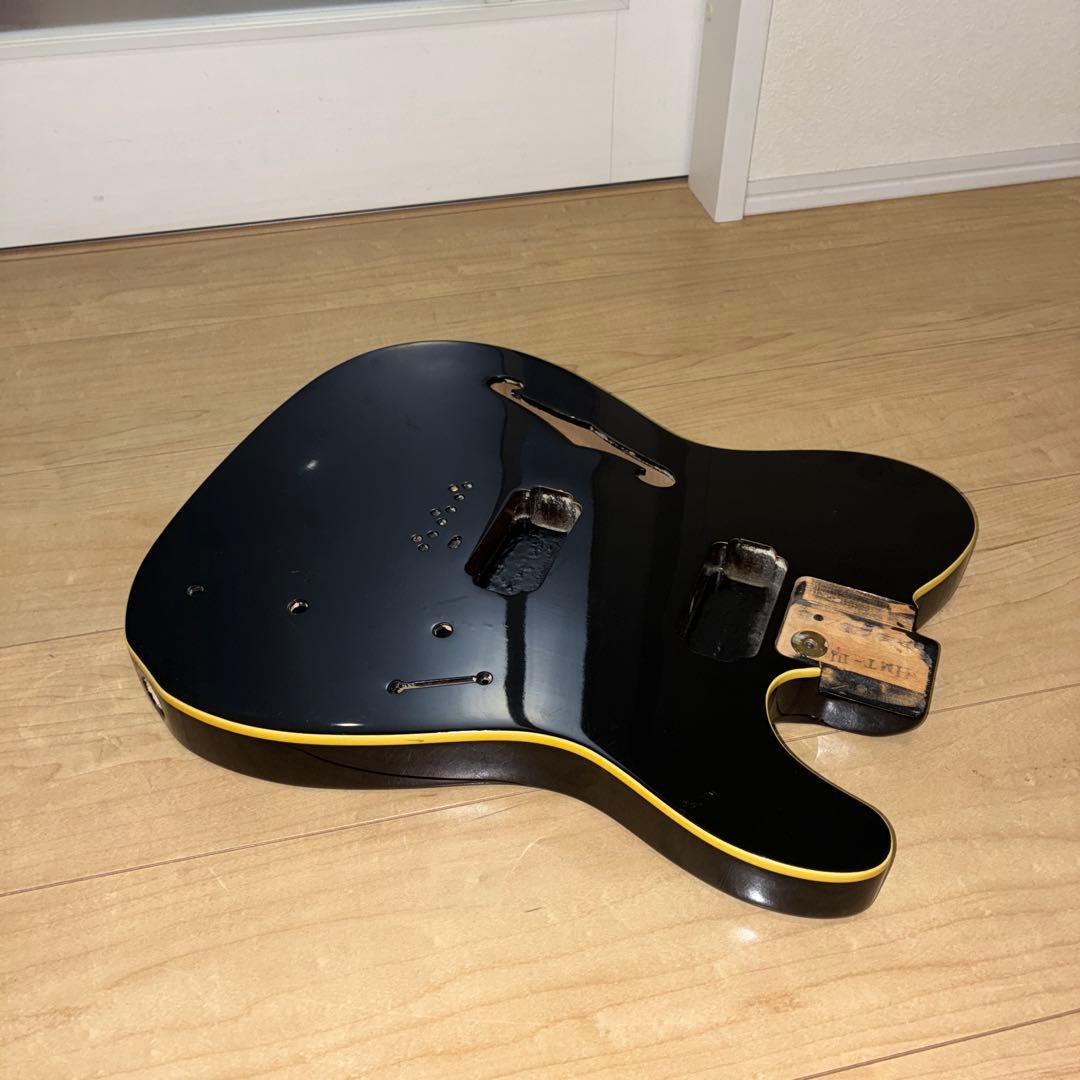 フェンダージャパン テレキャスター シンライン ボディ ブラック　HH