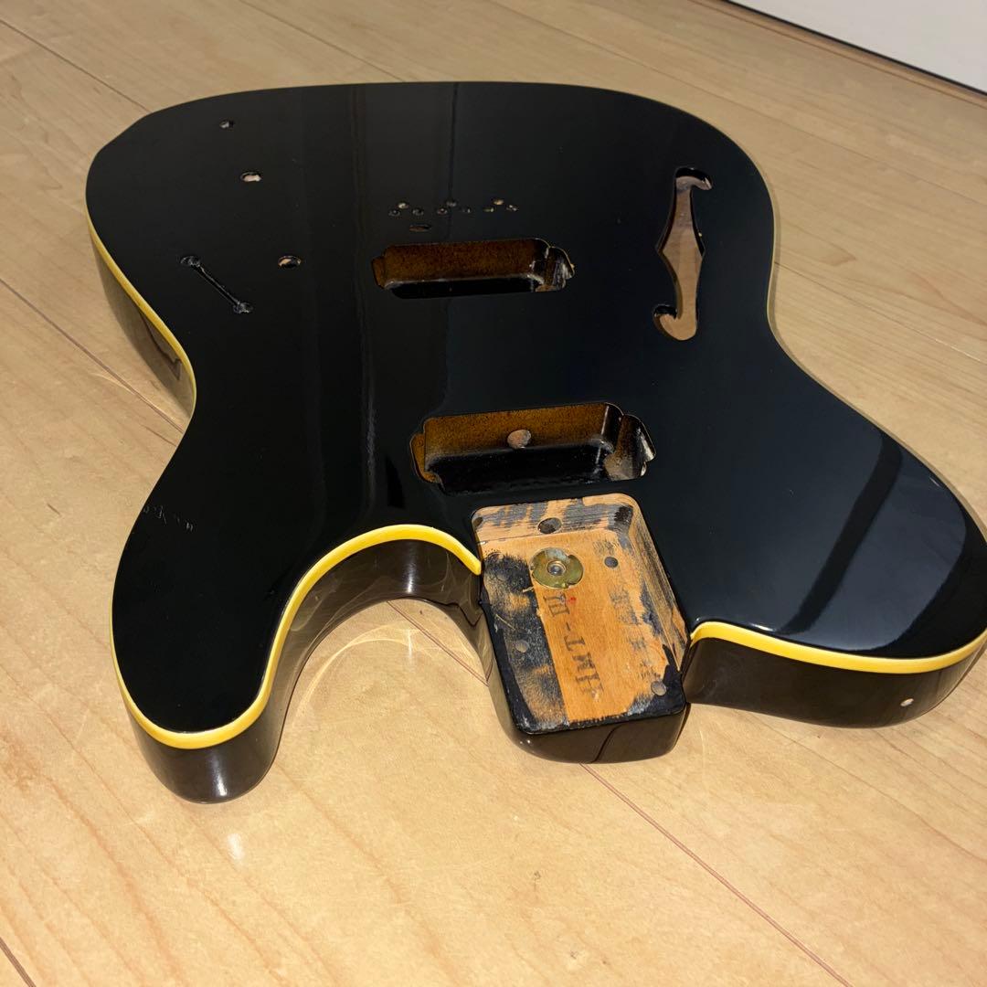 フェンダージャパン テレキャスター シンライン ボディ ブラック　HH