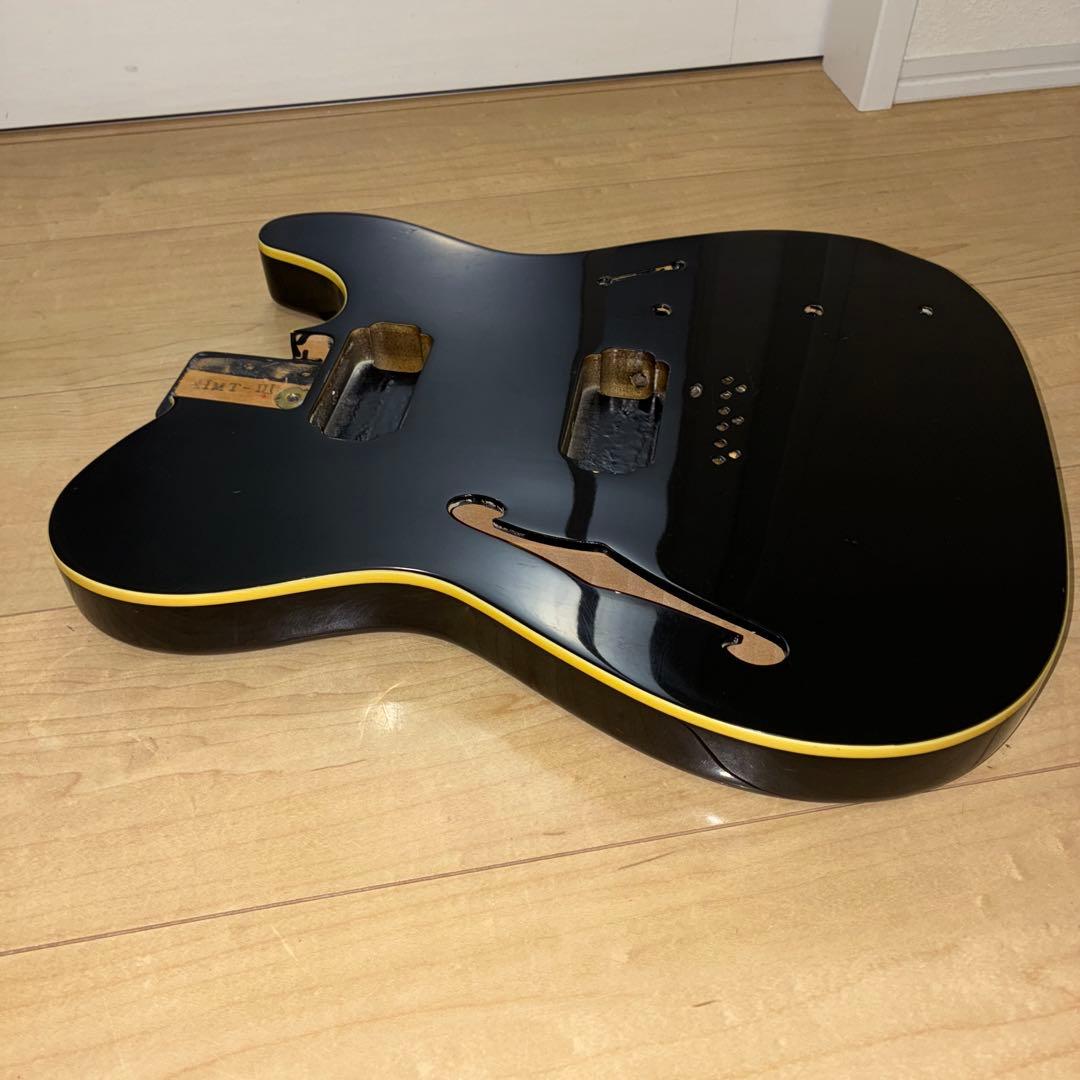 フェンダージャパン テレキャスター シンライン ボディ ブラック　HH