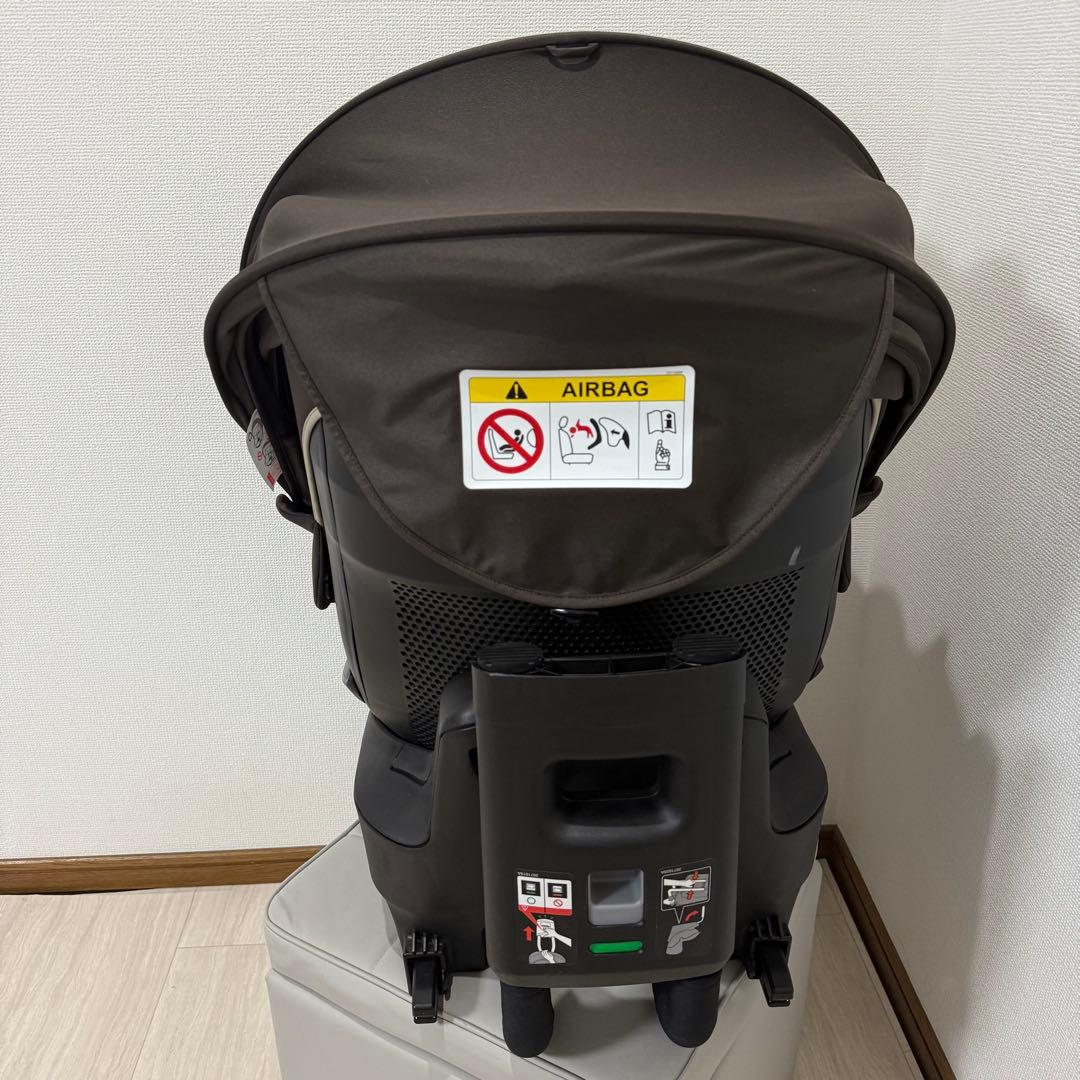 【極美品】エールべべ クルット5i グランスISOFIX最上位モデル ブラウン