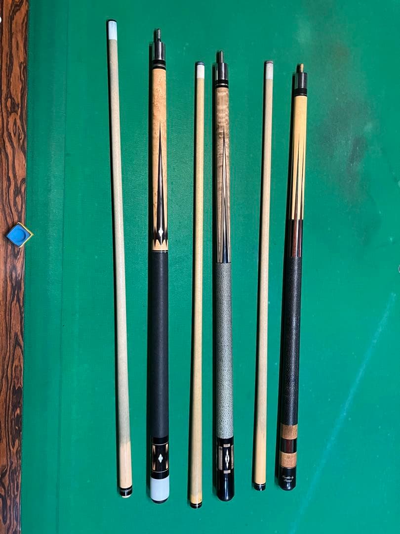 ビリヤードキュー アダム2本ルカシー1本