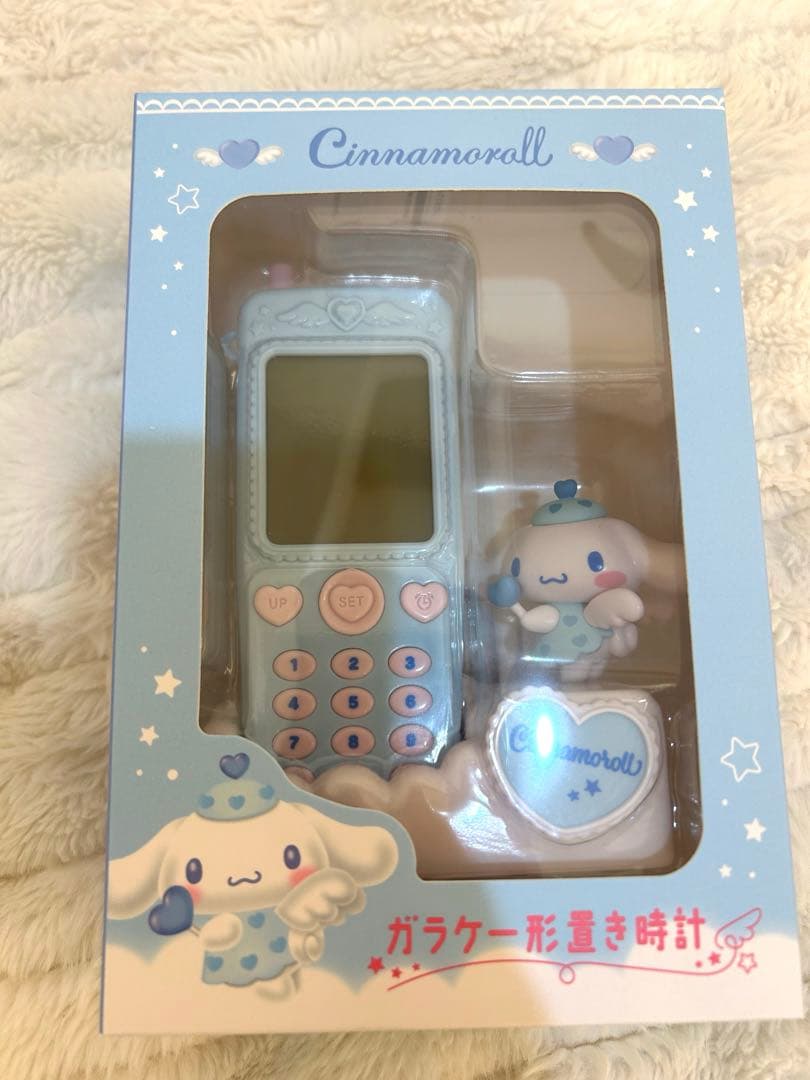 サンリオ シナモン ガラケー 置き時計 時計 - メルカリ