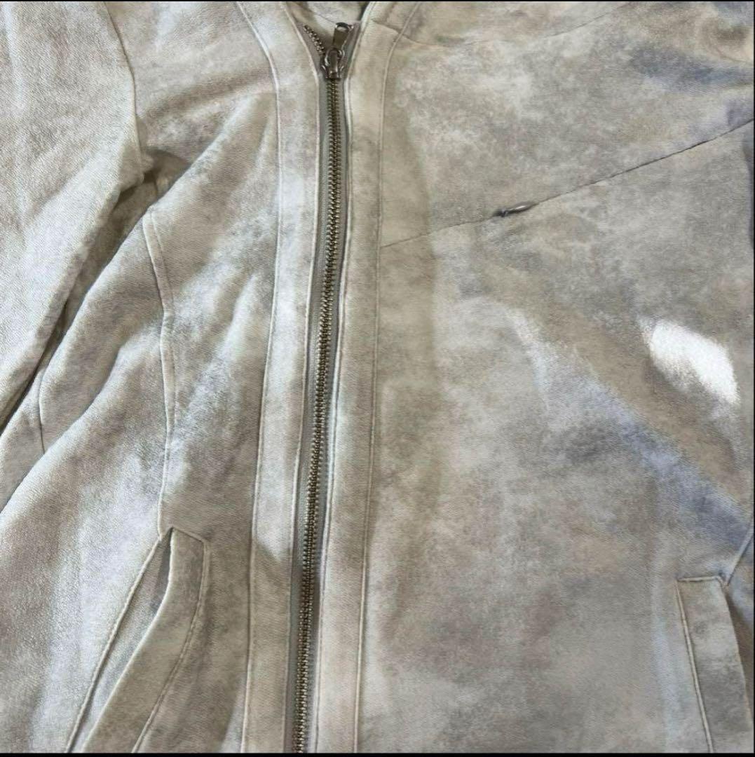 Y2K アーカイブ トルネードマート 斜めジップパーカー M ライダース風