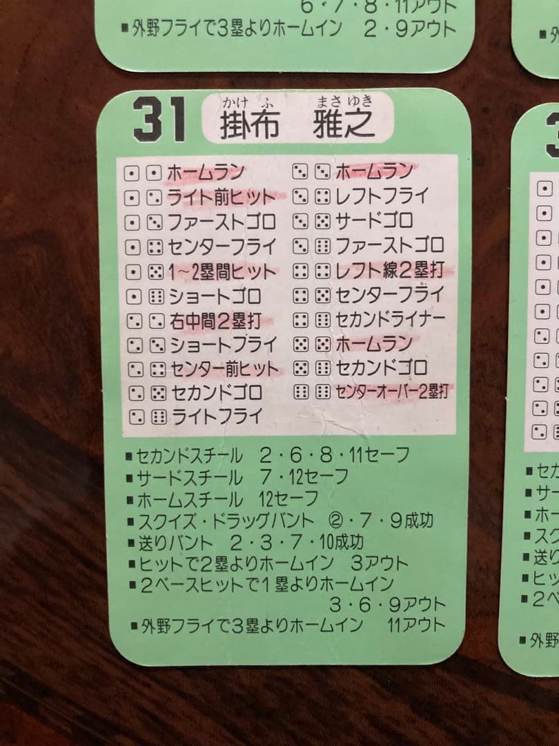 【希少】タカラ　プロ野球カード　阪神タイガース　昭和59年度　全30枚
