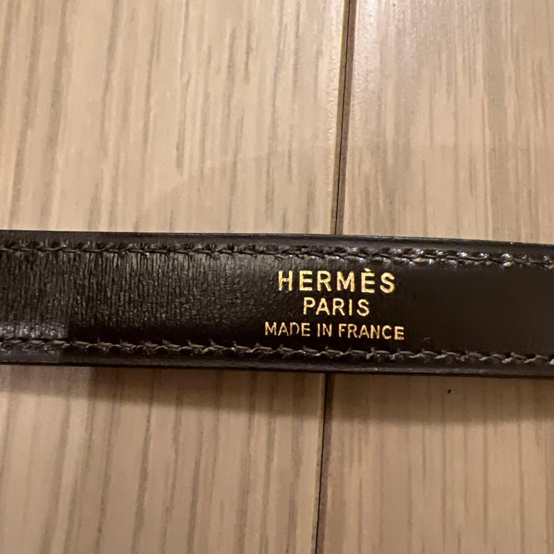 HERMES ケリー　ショルダーストラップ ブラウン　約82cm