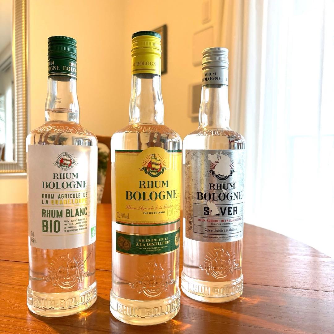 Rhum Bologne 700ml ホワイト飲み比べ3本セット Rhum Bologne 700ml ホワイト飲み比べ3本セット
