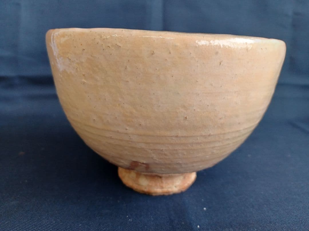 萩茶碗   旭雲山　松延窯　金子松延