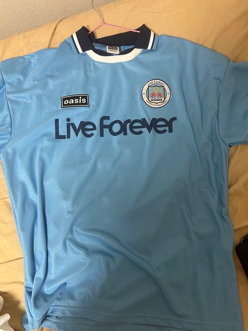 Oasis フットボールシャツ L リヴ・フォーエヴァー オアシス展