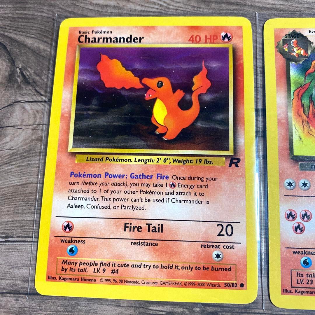 期間限定セール！ポケモンカード ヒトカゲ・リザード・リザードン 英語版 旧裏