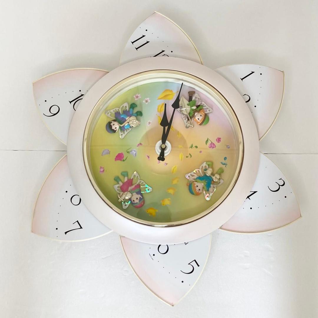 ★希少★ 美品 からくり時計 スモールワールド エクロール リズム 掛け時計