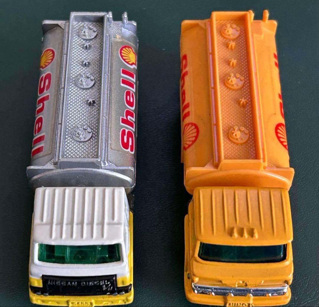 トミカ No.57 日産ディーゼルタンクローリー (シェル) 日本製ミニカー