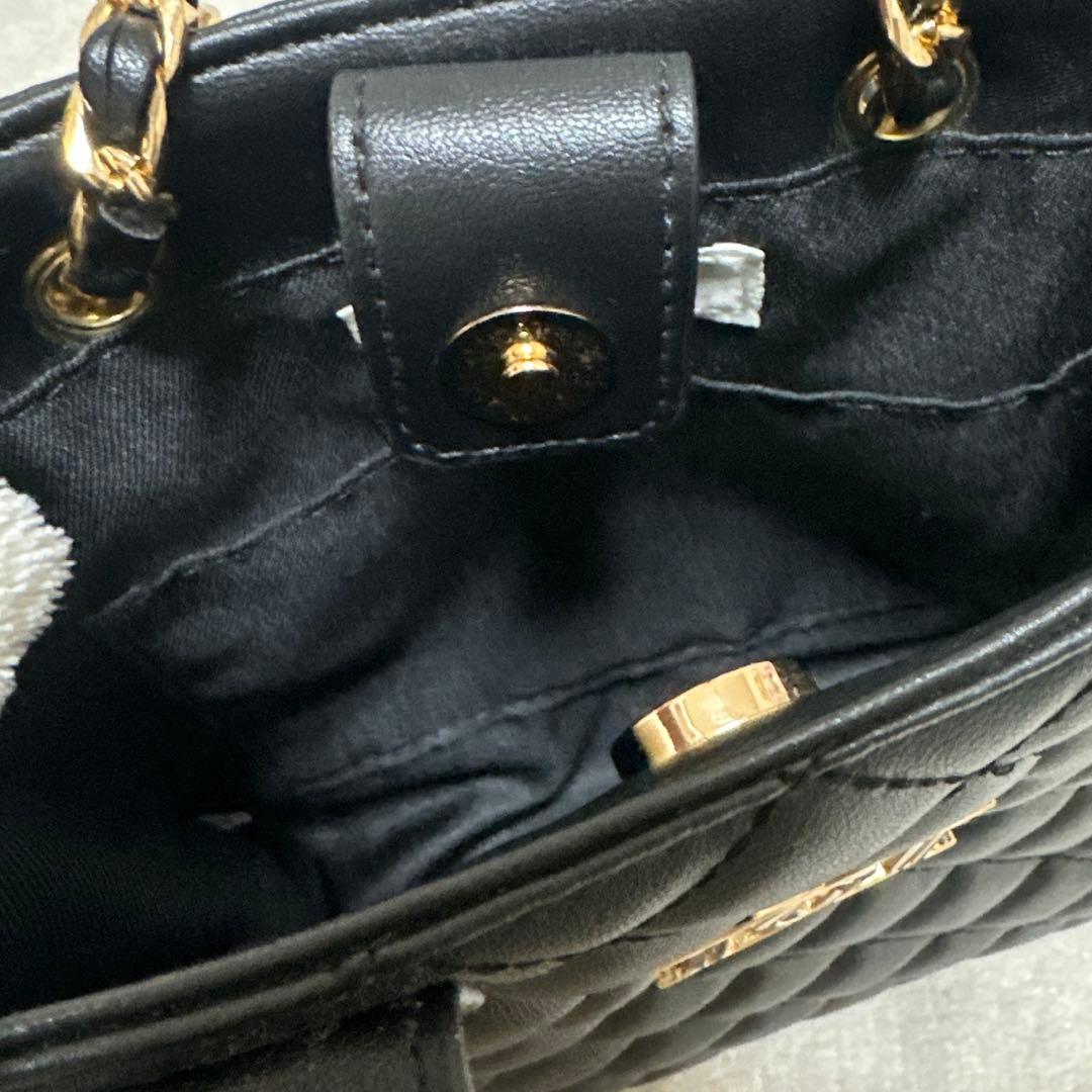 【美品】 Darich キルティング チェーン バック 黒 人気 完売